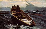 Winslow Homer Famous Paintings - The Fog Warning